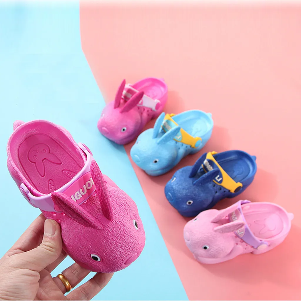 

Toddler Infant Kids Baby Girls Boys Rabbit Beach Shoes Sandals Outdoor Slippers for kids Babies Sandals#6