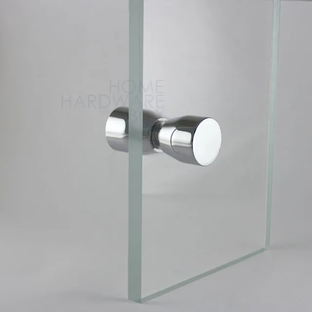 shower glass door knob chrome plated back to back CRL 