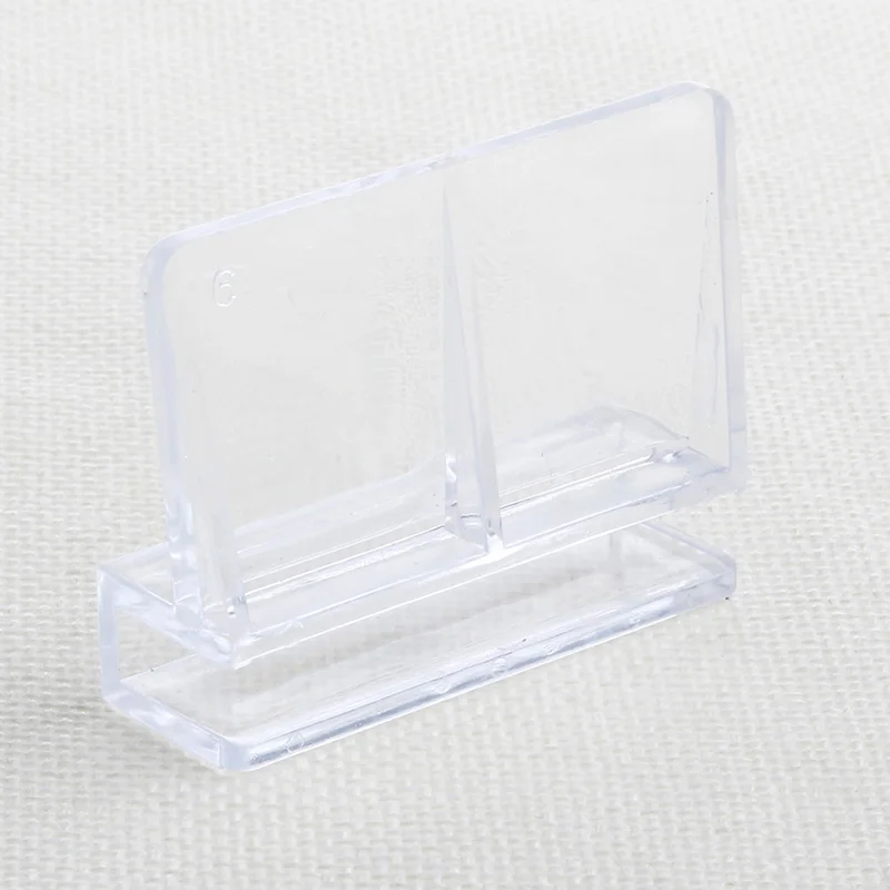 

1Pc 6mm Aquarium Fish Tank Acrylic Clips Glass Cover Support Holders Pet Parts