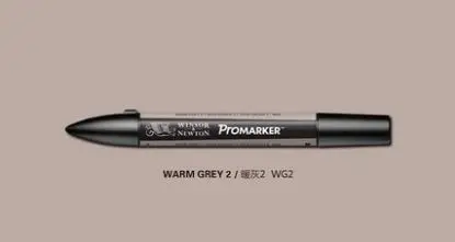 Winsor& Newton ProMarker двойной наконечник графический маркер-серый и черный - Цвет: Warm Grey 2