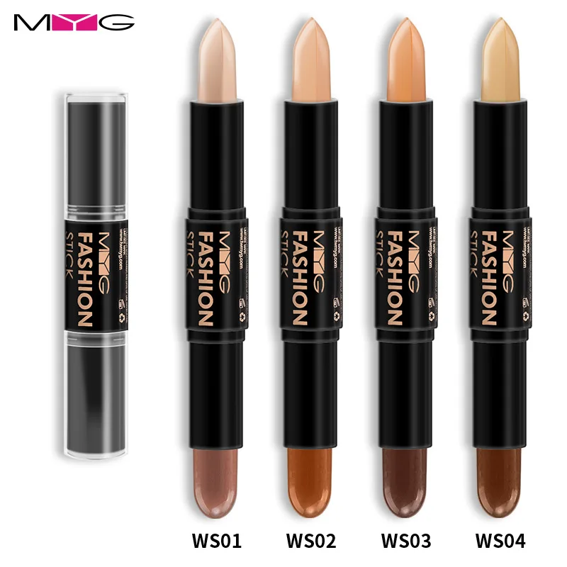 

MYG highlighter and contour stick glow kit skin frost bronzer and highlighter for face Concealer Cream Liquid Pen