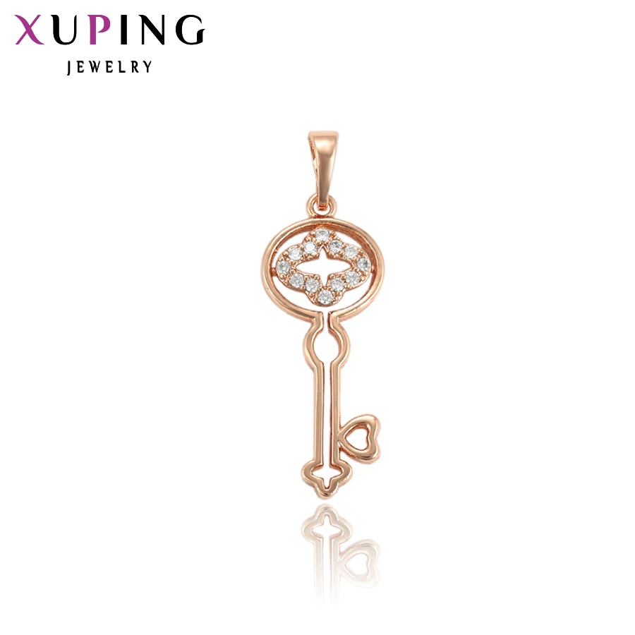 

Xuping Fashion Luxury Necklace Pendant Key Shaped Exquisite Jewelry for Women Popular Design Christmas Gift S91.2-33947