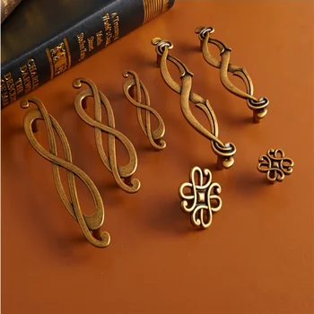 

Fashion bronze Musical Symbol design cupboard door handle Cabinet shoe wardrobe Closet drawer Knob Pull Furniture Hardware
