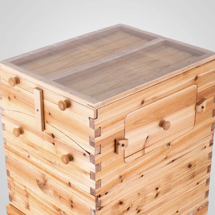 Vevor Пчеловодство деревянный дом 20x16x10 дюймов рамки мед улей высокое качество