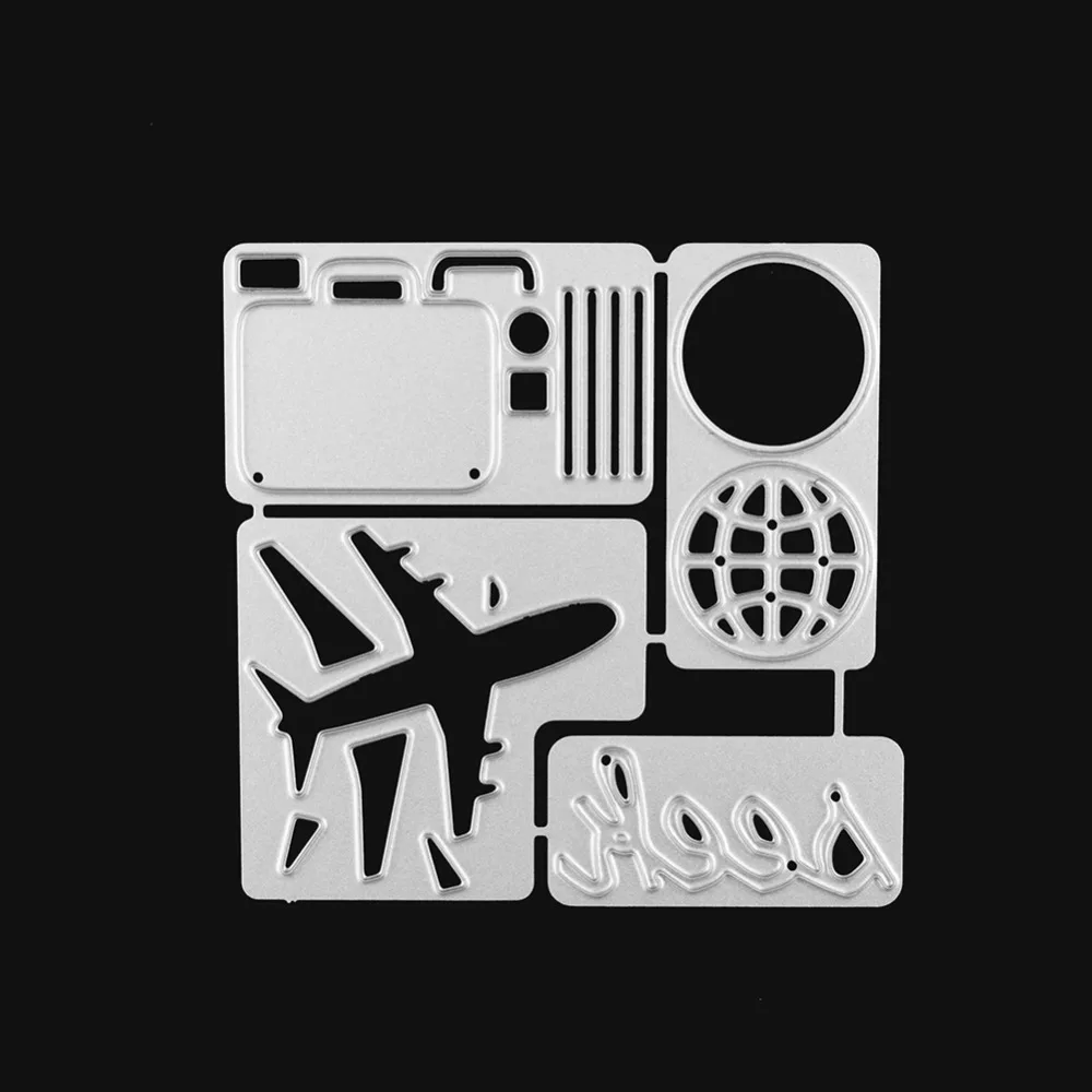 Новый самолет Чемодан Дизайн металла умереть новый для DIY Скрапбукинг тиснение