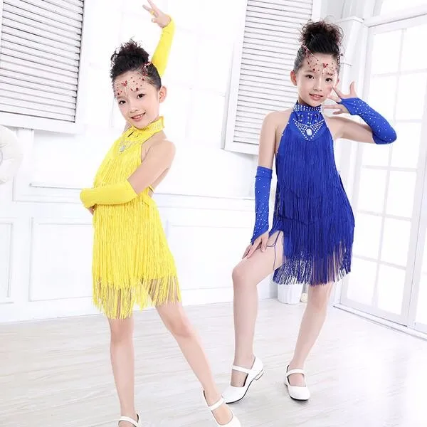 DB23918 fringe latin dress-4