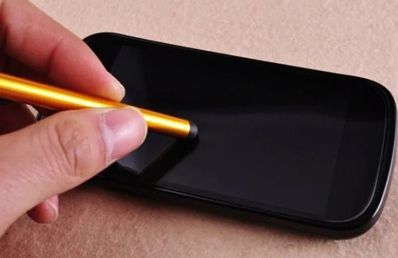 600 шт./лот DHL Высокочувствительный стилус ручка для всех мобильных телефонов с сенсорным экраном