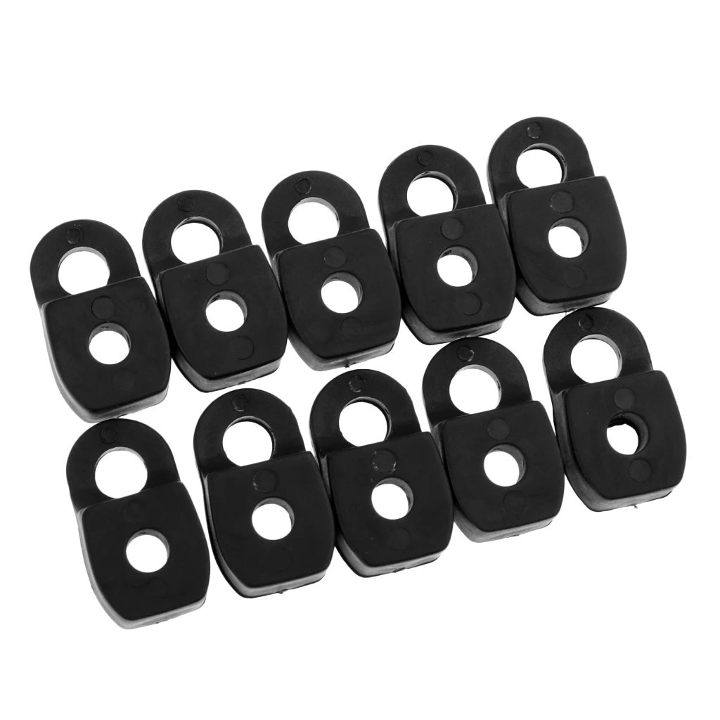 Lightweight 10 Kayak Canoe Double Hole Deck Rope Buckle Mount Cleat Accessory Model 1 Kayak Deck Eyes Eyelets