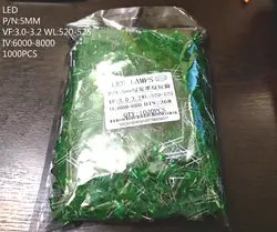Светодиоды мм 5 мм зеленый посылка 1000 (другие доступны)