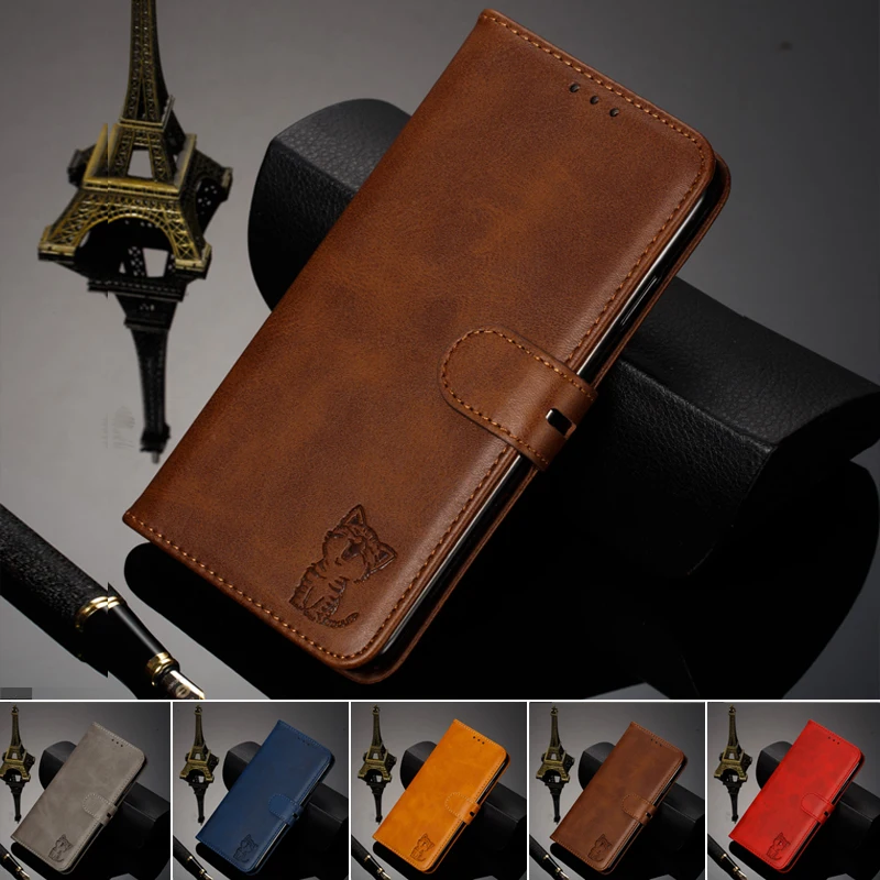 

Flip Book Case For Coque Huawei Y6 2019 Luxury Cat Leather Wallet Phone Cover For Huawei Y6 2019 MRD-LX1 MRD-LX1F Y 6 Case Etui
