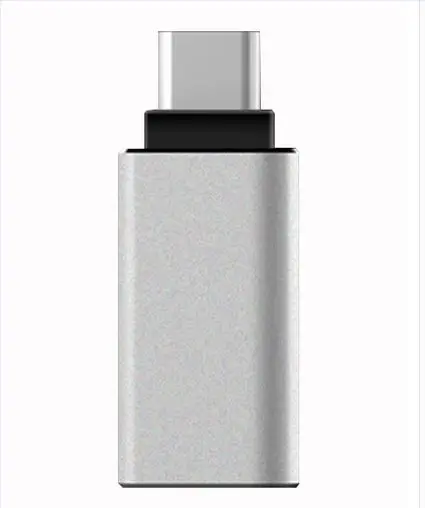 Type-c USB3.1 к USB 3,0 конвертер Millet 4c кабель для передачи данных otg адаптер usb флэш-накопитель алюминиевый сплав расширитель - Цвет: Белый