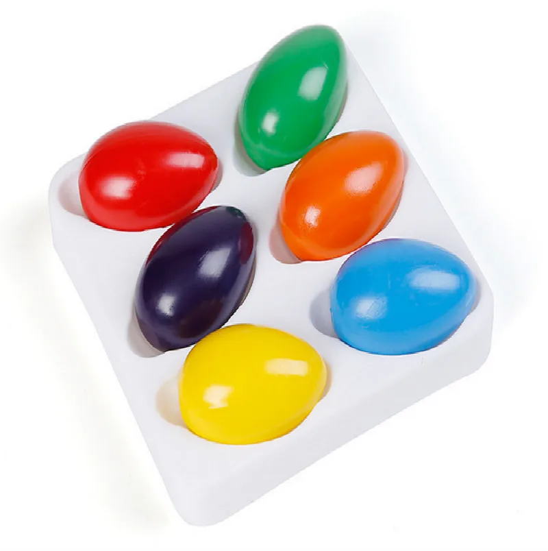 9/6 Pcs Child Egg Crayon Color Brush Set Children'S Safety Solid Color Crayon Kids Educational Toy Parent-Child Interactive Toy 9/6 Pcs Child Egg Crayon Color Brush Set Children'S Safety Solid Color Crayon Kids Educational Toy Parent-Child Interactive Toy