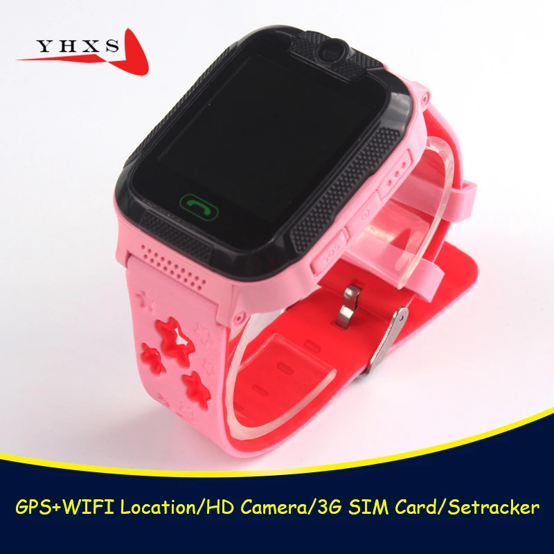 

New 3G Wifi GPS Tracker Children Smart Watch Touch Screen Security Fitness Monitor Smartwatch With Camera SOS For iOS Android