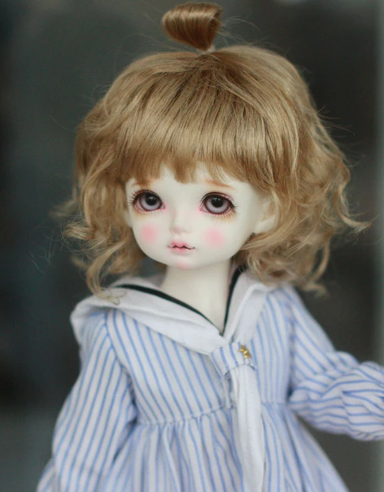 D01-P423 детская игрушка ручной работы 1/6 blyth 1/4 1/3 аксессуары для кукол BJD/SD кукольный парик маленькая голова для шариков волос 1 шт