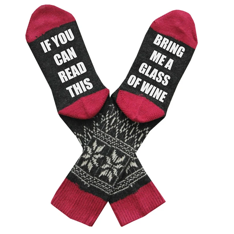 

Custom Wine Socks If You Can Read This Bring Me A Glass Of Wine Socks Autumn Spring Fall 2019 New Dobby Halloween Sock Drop Ship