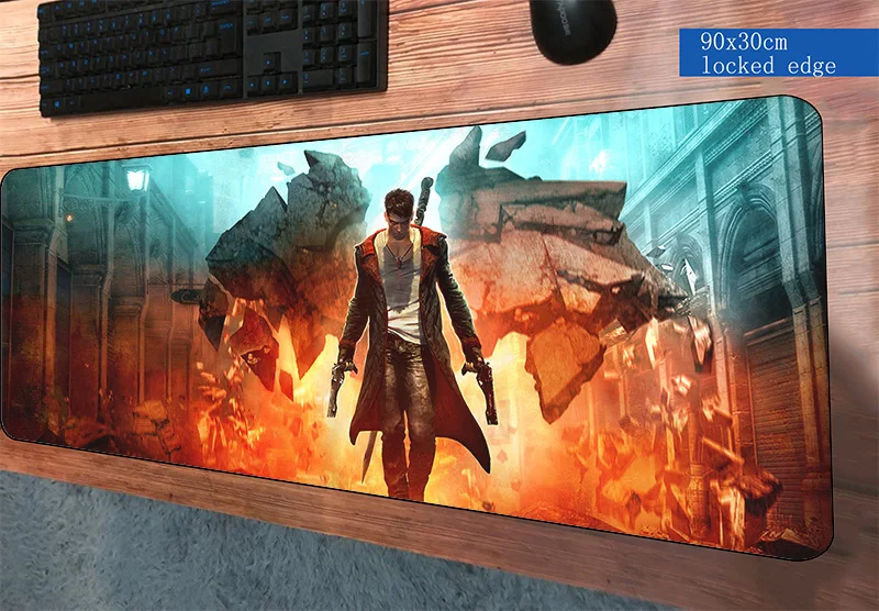 

devil may cry mouse pad 900x300mm mats Christmas Computer mouse mat gaming accessories xl large mousepad keyboard games pc gamer