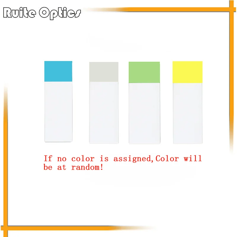 

50pcs Color Microscope Glass Blank Slides Reusable Laboratorial Microscope Lab Consumables Slides