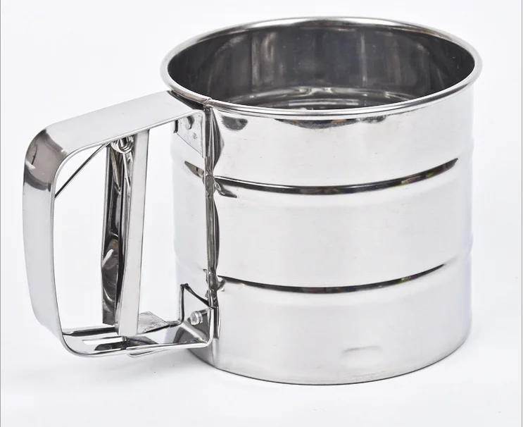 High Quality Stainless Steel Mesh Flour Sifter Mechanical Baking Icing
