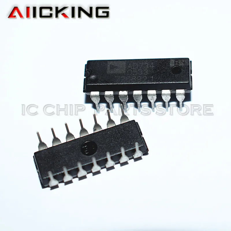 

2/PCS AD734BNZ AD734BN AD734 DIP14 Operational amplifier Integrated IC Chip New original