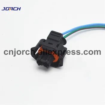 

1pc 2 Pin Way Boschs Wire harness Female Diesel Common Rail Injector Plug Socket Electric Pigtail plug With 20cm Wire