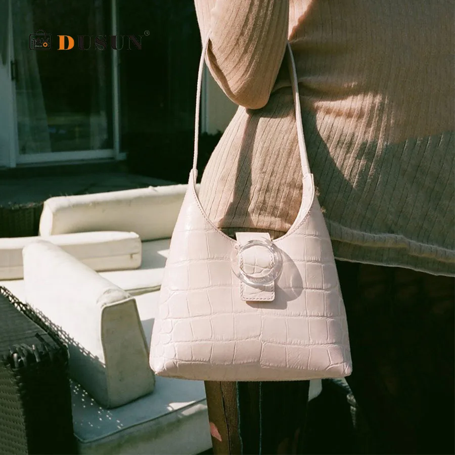 

Vintage Crocodile Shoulder Women's Bags Luxury Handbags Women Bags Simple Pu Crocodile Pattern Ladies Purses women Hand Bag