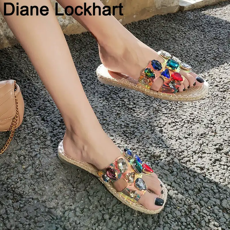 summer slip on sandals