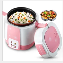 Мини рисоварка 304 л детский студенческий горшок для приготовления каши супа электрическая мини-плита управление одним нажатием нержавеющая сталь