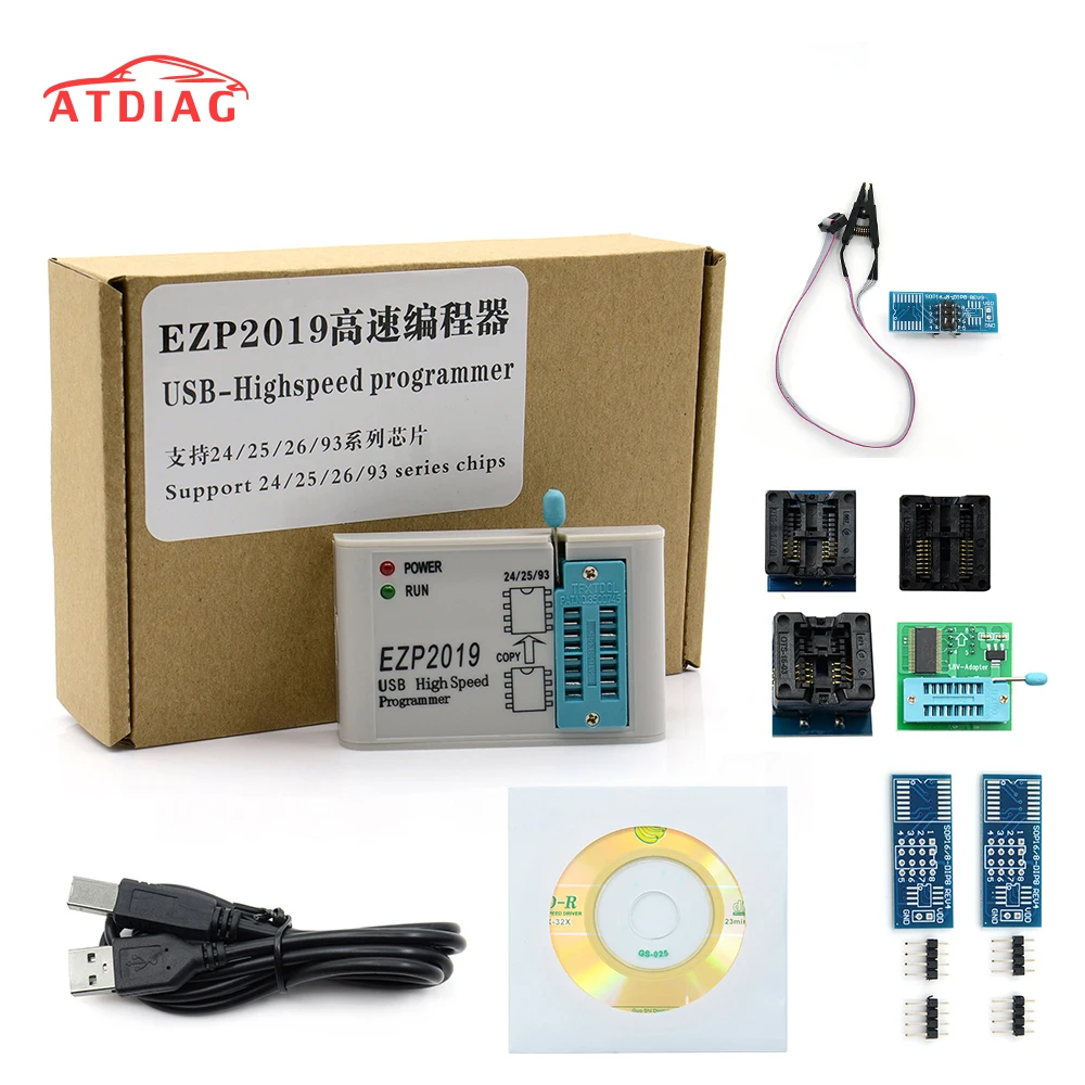 

New EZP2019 High Speed USB SPI Programmer Better than EZP2013 EZP2010 2011Support 24 25 26 93 EEPROM 25 Flash Bios