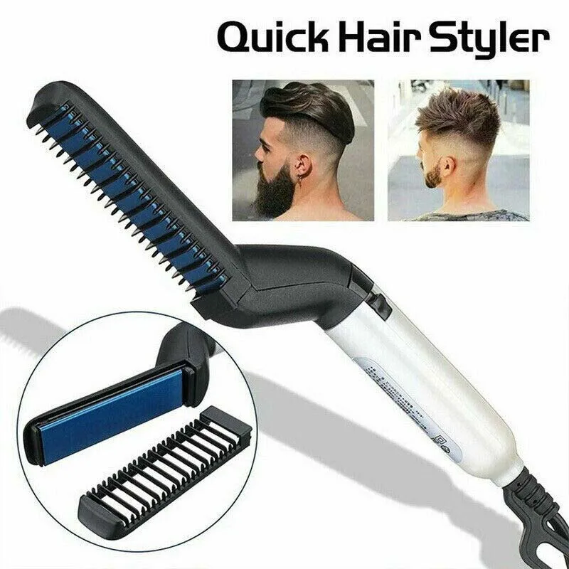 beard straightener brush walmart