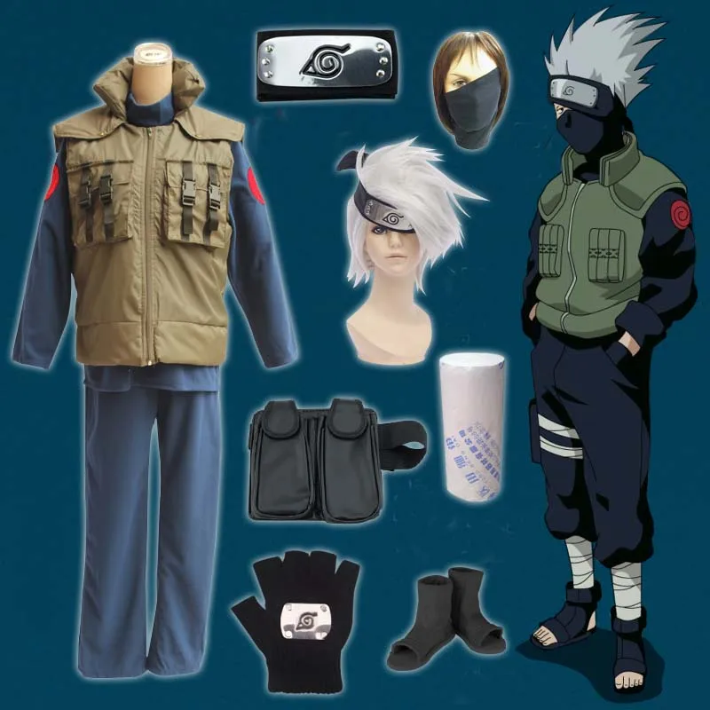 Ботинки в стиле аниме Naruto костюмы для косплея героя Хатаке Какаси из Косплэй Haruro