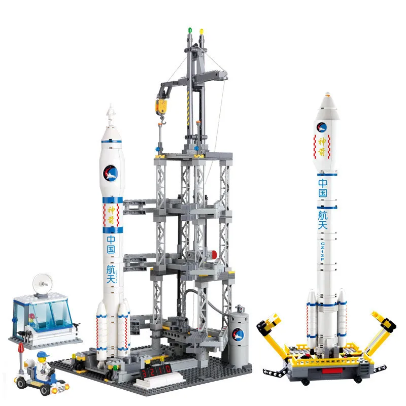 Kazi Aerospace Building Blocks Kid Enlighten Block Space Rocket Launch Center Building Blocks Compatible Legoe Toys For Children Kazi Aerospace Building Blocks Kid Enlighten Block Space Rocket Launch Center Building Blocks Compatible Legoe Toys For Children