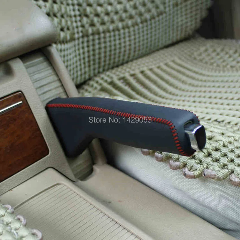 Автомобильный ручник чехлы Чехол для Volkswagen VW Passat B5 DIY стайлинга автомобилей Авто натуральная кожа Handbrakes ручки