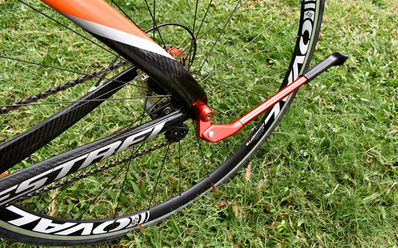 RYCERZ карбоновая велосипедная подножка, быстроразъемные шампуры, велосипедная Подножка для 26/27. 5/2" горных велосипедов, шоссейных велосипедов