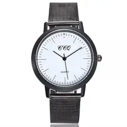 Модные Повседневное Для женщин часы кварцевые Нержавеющая сталь группа Мрамор ремешок аналоговые наручные часы для женское платье