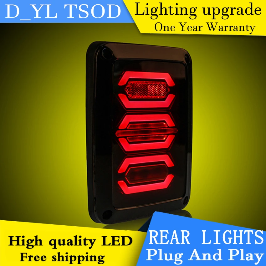 

Car Styling Tail Lights for wrangler Tail Lamp For jeep wrangler LED Rear Light Tail Lamp DRL+Brake+Park+Signal light