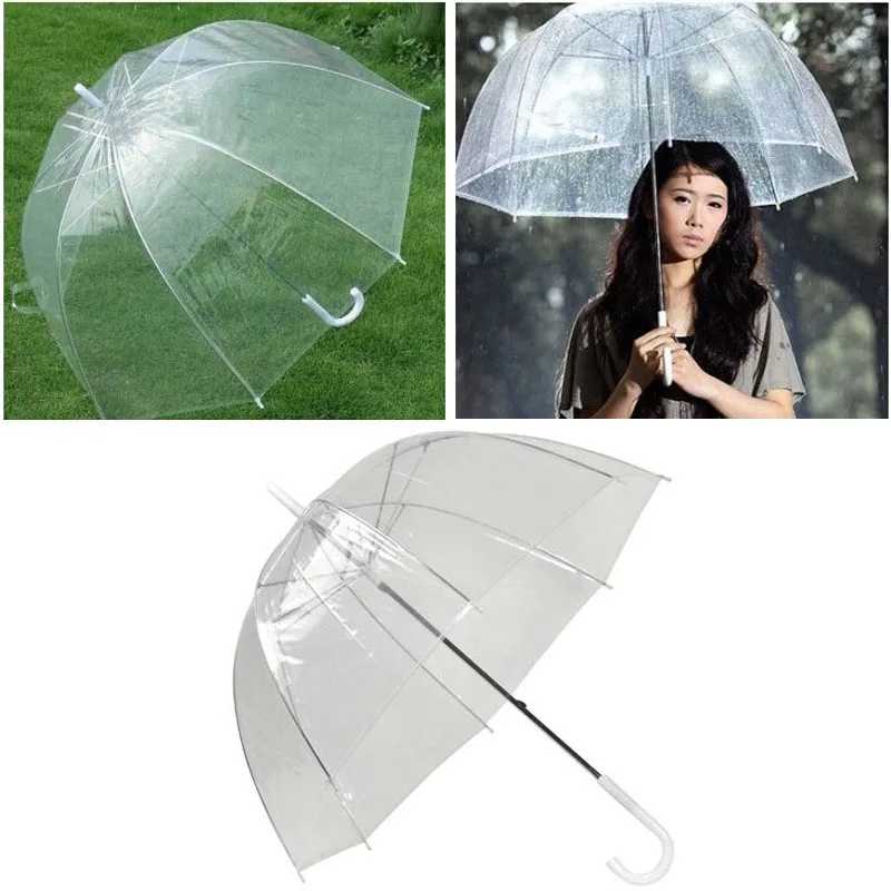10pcs/lot Bubble Deep Dome Umbrella Apollo Transparent Umbrella Girl