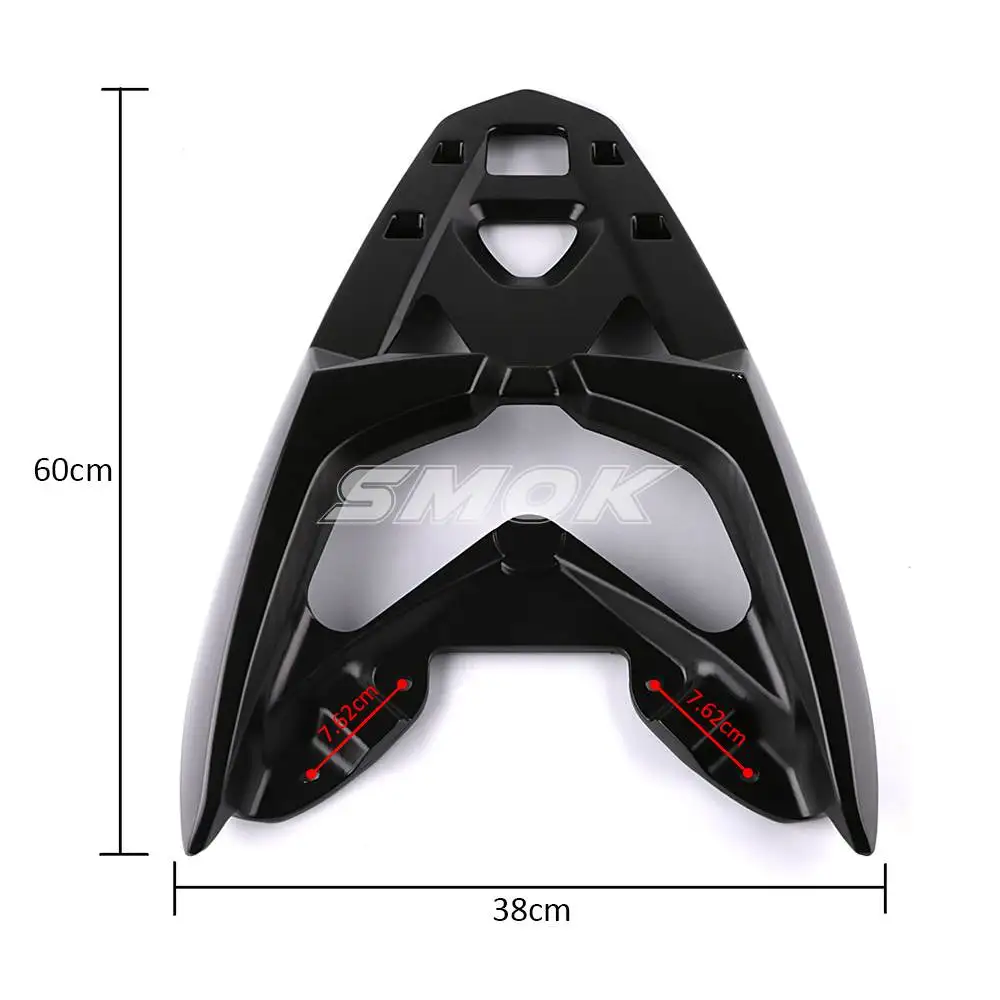 SMOK Motorcycle CNC Aluminum Alloy Rear Luggage Rack Cargo Holder Shelf Panel For Yamaha Nmax 155 NMAX155 N-MAX 155 N-MAX155 (2)