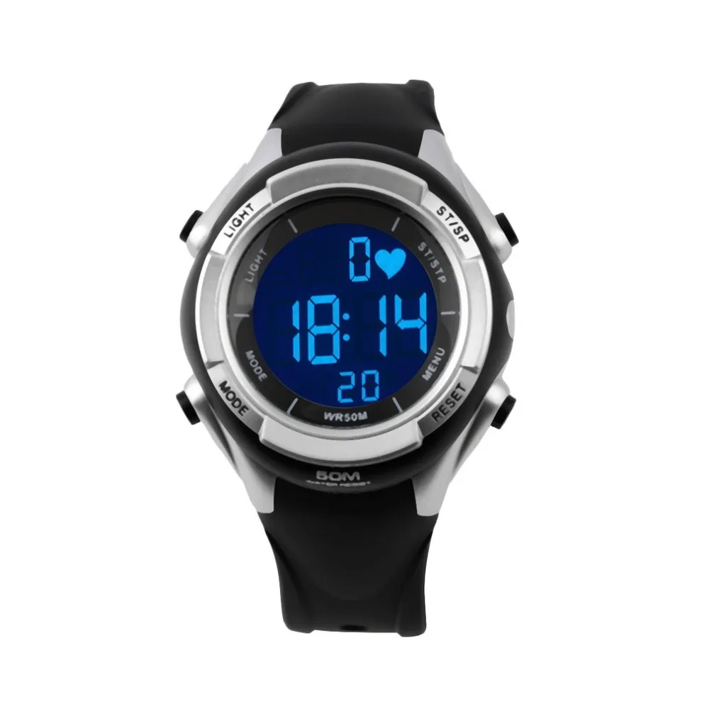 

1 Set Chest transmitter strap+Watch Outdoor Cycling Sport Wireless Heart Rate Monitor Sport Fitness reloj inteligente Brand New