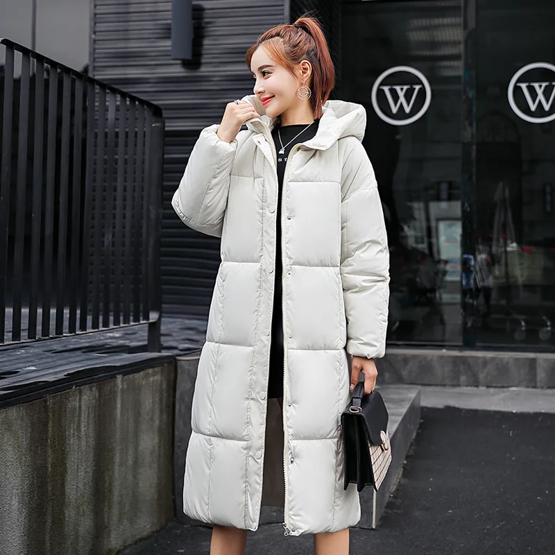 

Three-dimensional cut to show women's perfect body of Women's winter down jacket long slim thickening women's winter coat