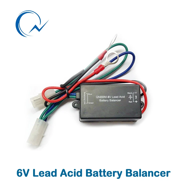 

QNBBM 6V Lead Acid Battery Equalizer Balancer Prevent Corrosion and Sulfuration for 6V Lead Acid Battery Bank system