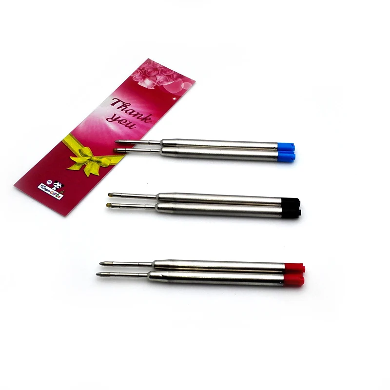 

Top Quality ballpoint pen refills Tactical Pen and spy pen ink good writing feel for roller ball pen 20pcs a lot