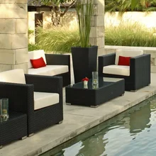 Горячая Распродажа года торговли обеспеченияиспользуется Свободный Отель Бали синтетического ротанга мебель