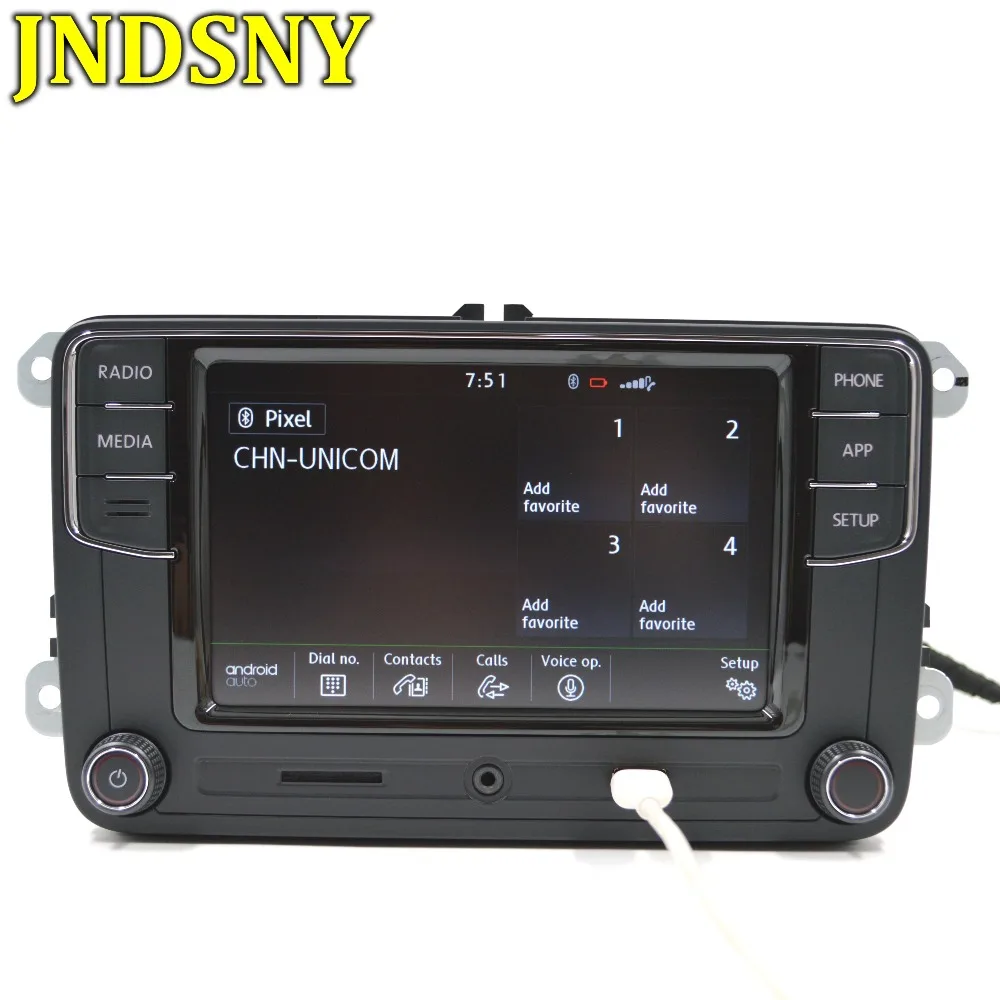 JNDSNY Android Auto CarPlay R340G RCD330G Noname RCD330 Plus MIB радиоприемник для VW Golf 5 6 Jetta CC Tiguan Passat Polo RCD510