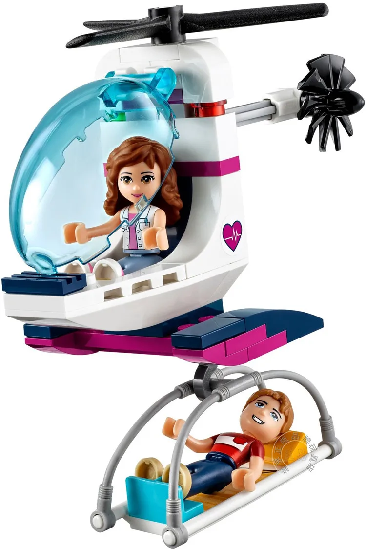 OLEKU совместимые legoing друзья для девочек Heartlake больница 932 шт 01039 legoings Кирпичи