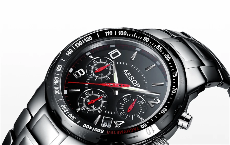 Новые часы мужские роскошные брендовые водонепроницаемые противоударные керамические спортивные часы мужские кварцевые часы Relogio