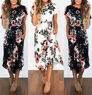 navy blue and white sundress