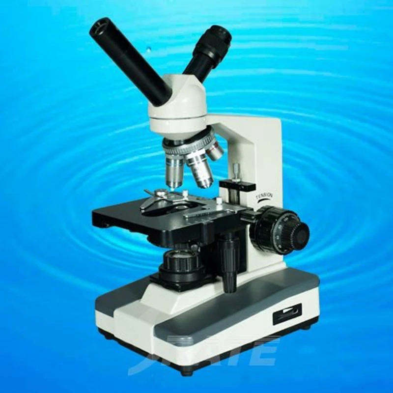 

6v/20w and Kohlar Illumination System for Cell Research 40x-1000x Dual Observation Head with Adjustable Brightness Halogen Lamp