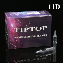 100 шт. серый одноразовые татуировки Советы 11DT стерильные Ассорти пластиковые классические татуировки Советы для татуировки