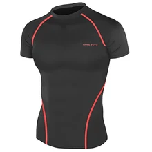 Take Fivev под базовый слой короткий топ плотный Deeep Gary Red Line-055