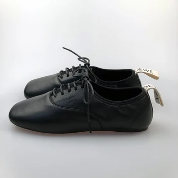 

Leather women Shoes all leather women shoes flat ballet shoes New arrival fashion style lace-up flat shoes for women